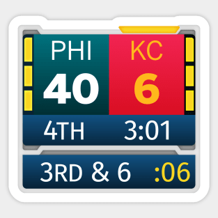 PHI 40 KC 6 Sticker